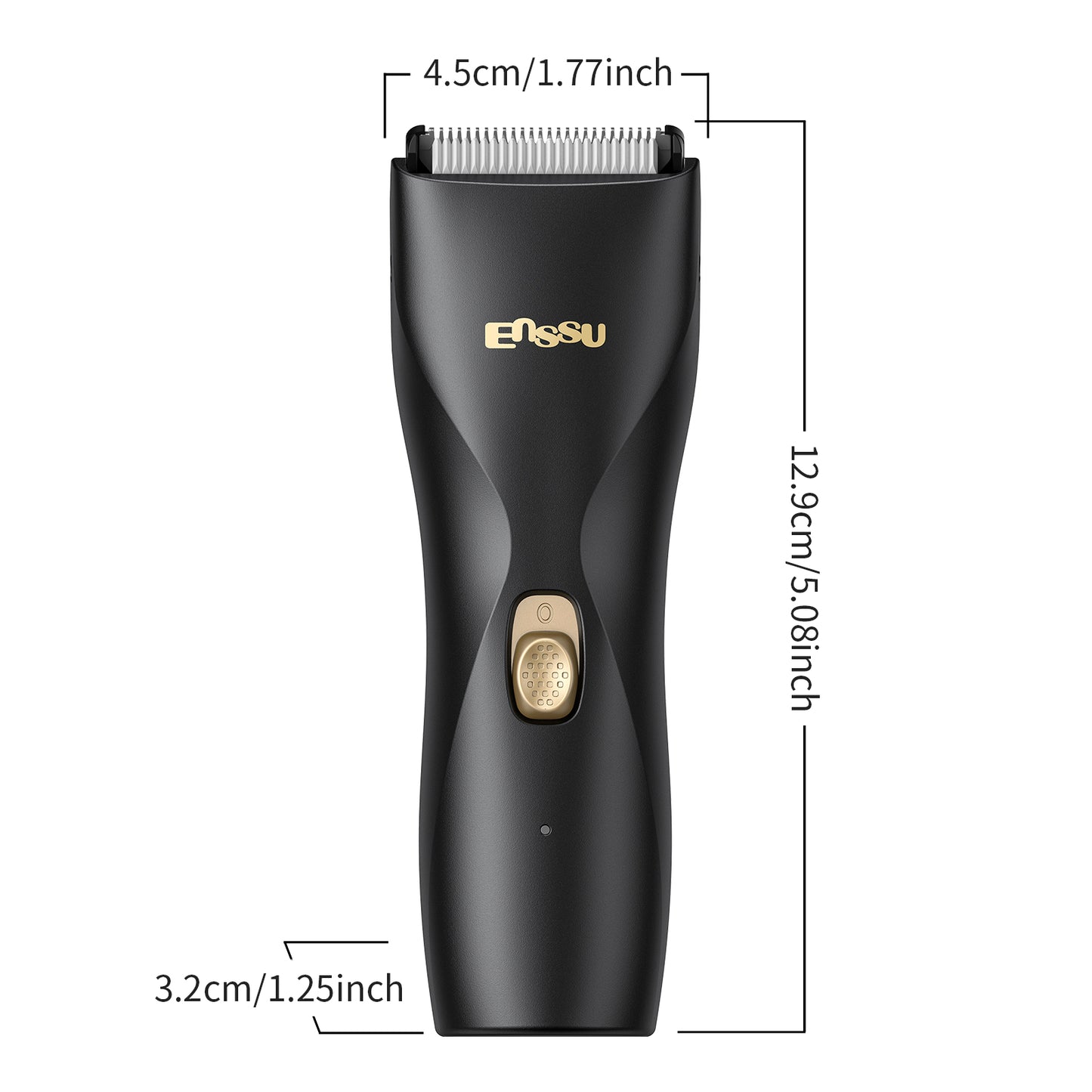 ENSSU Hair Clippers, Ball Trimmer, Waterproof Men Body Hair Trimmer, Cordless Hair Cutting Kit for Head, Rechargeable Home Barber Haircut Trimmer for Kids/Men/Boys/Adults