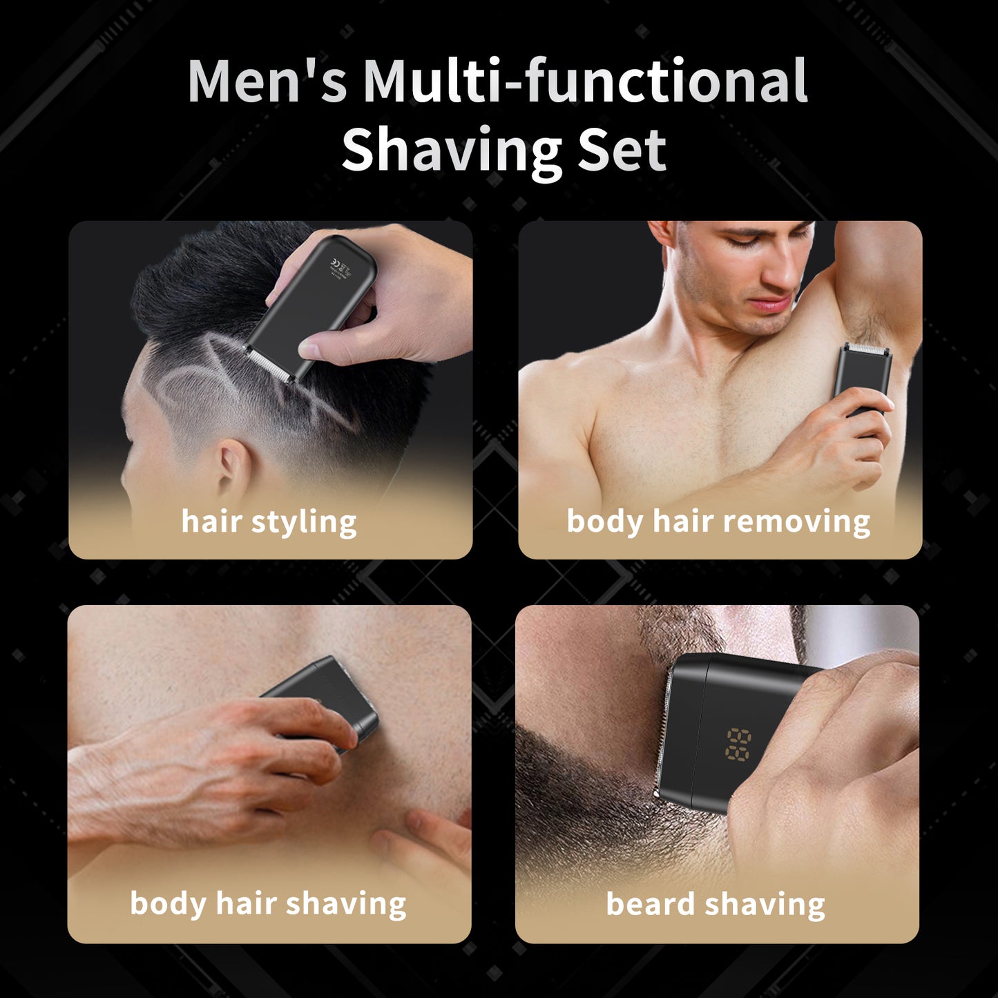 Beard Shaving Tool Kit 2 in 1