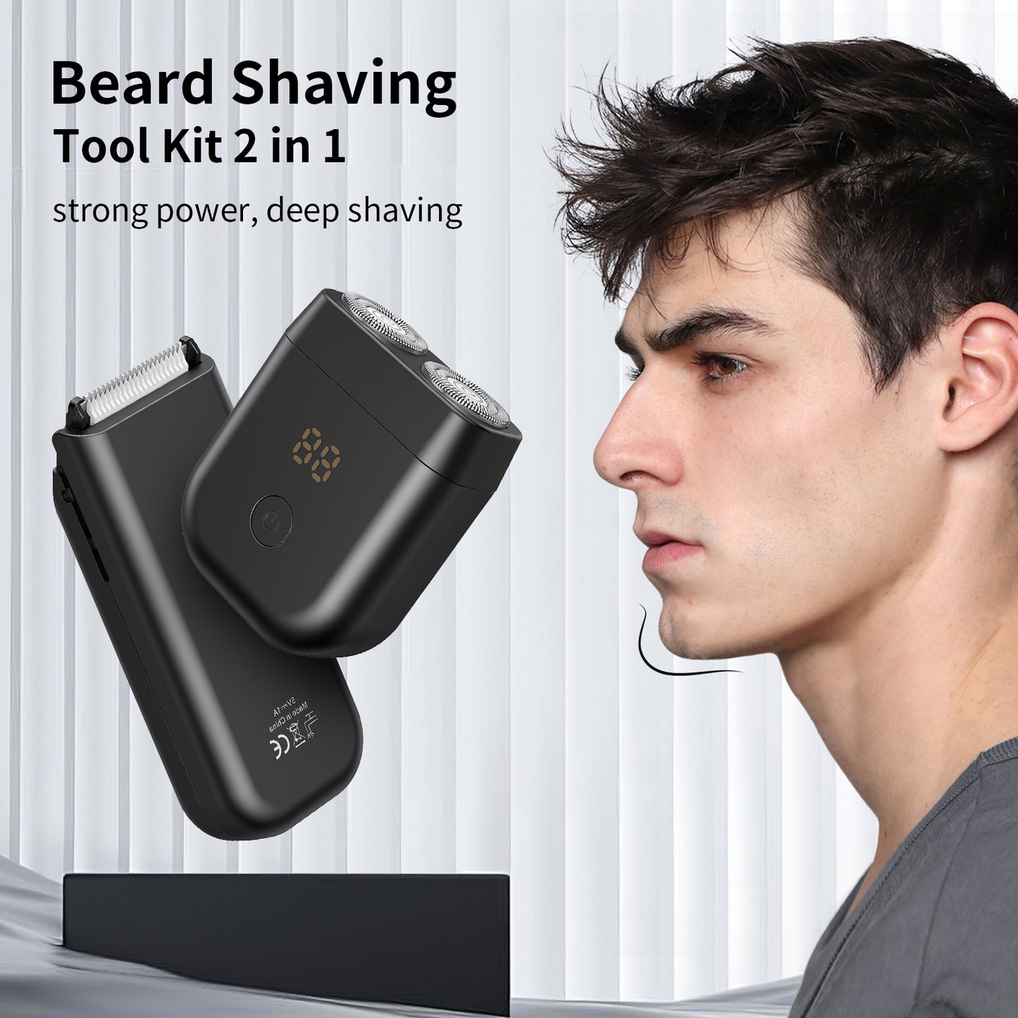 Beard Shaving Tool Kit 2 in 1